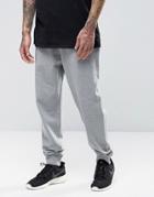 Asos Slim Fit Joggers In Gray Marl - Gray