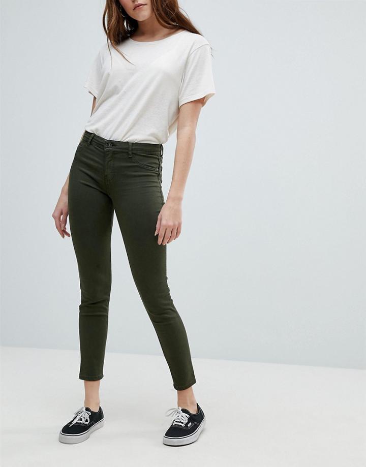 Bershka Skinny Jean - Green