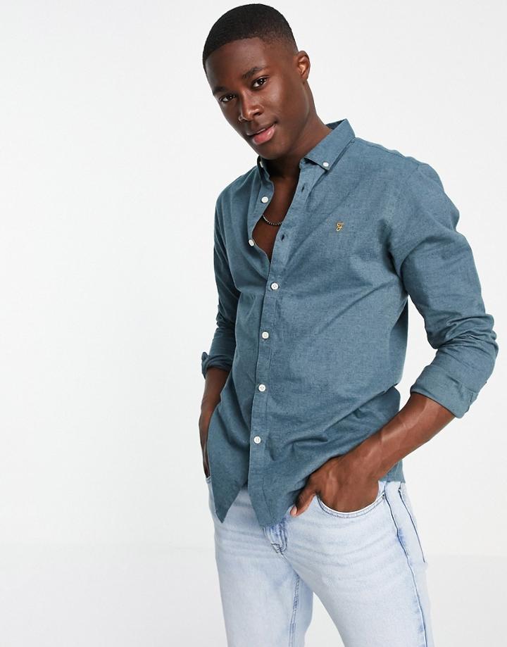 Farah Long Sleeve Shirt-green