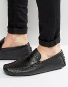 Base London Morgan Leather Loafers - Black