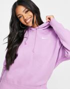 Nike Trend Fleece Hoodie In Purple