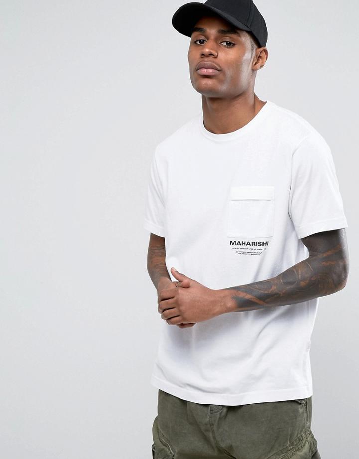 Maharishi Pocket T-shirt - White