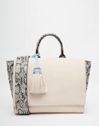 Asos Wide Strap Animal Tote Bag - Multi