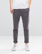 Asos Skinny Chinos In Soft Purple - Purple