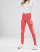 Blend She Moon Colo Skinny Jeans - Orange