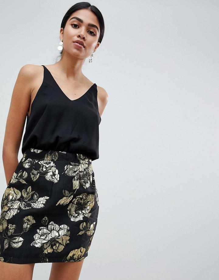 Ax Paris 2-in-1 Metallic Dress-multi