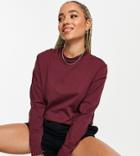 The North Face Zumu Long Sleeve T-shirt In Burgundy Exclusive At Asos-red