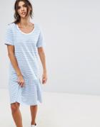 Selected Jersey Stripe Dress - Multi
