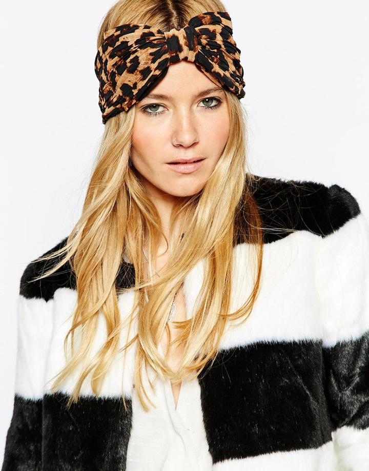 Johnny Loves Rosie Leopard Print Jamie Headband - Multi