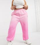 Loose Threads Plus Relaxed Lounge Sweatpants In Ombre Set-white