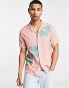 Farah Floral Shirt In Pink