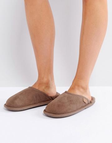 Just Sheepskin Shaftsbury Slippers - Brown