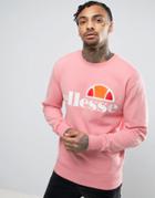 Ellesse Sweatshirt With Classic Logo In Pink - Pink