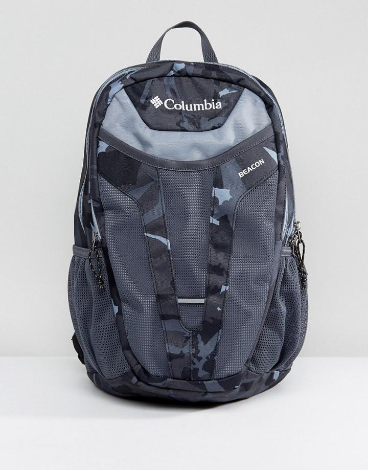 Columbia Beacon 24l Backpack In Black Camo - Black