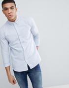 D-struct Oxford Long Sleeve Shirt - Blue