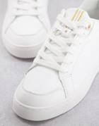 River Island Lace Up Sneakers In White