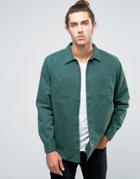 Brixton Blake Workwear Shirt In Regular Fit - Green
