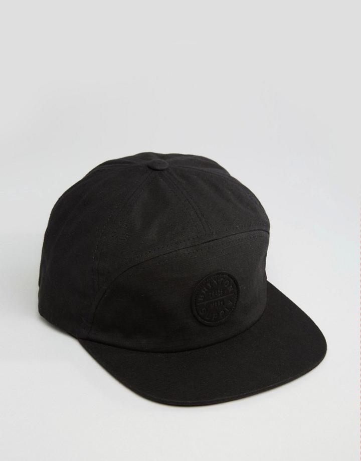 Brixton Cap Oath 7 Panel - Black
