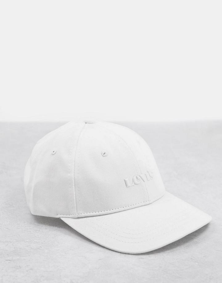 Levi's Vintage Logo Baseball Cap In White