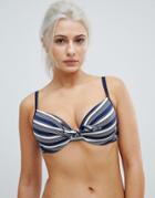 Boux Avenue Boston Full Support Dd-g Bikini Top-blue