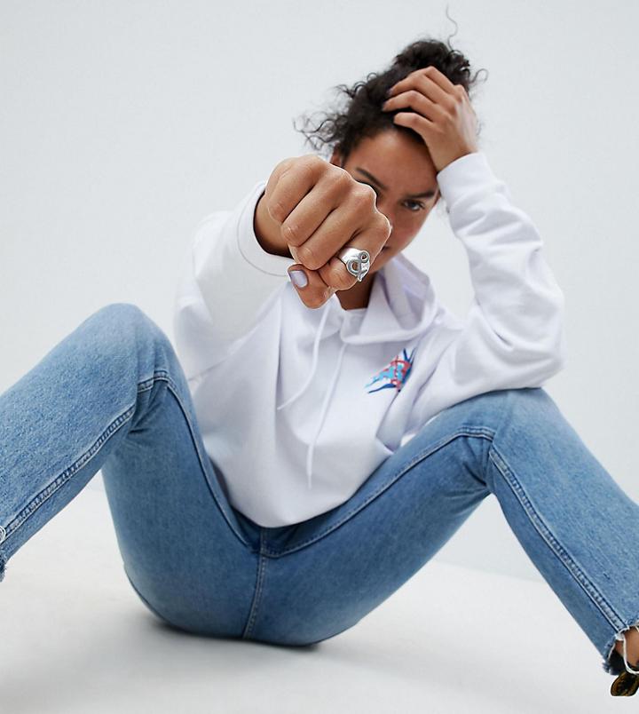 Asos Design X Glaad & Ring - Silver