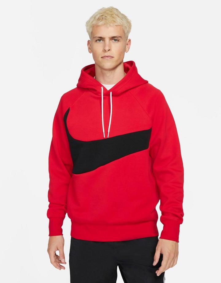 Nike Swoosh Pack Hoodie In Red