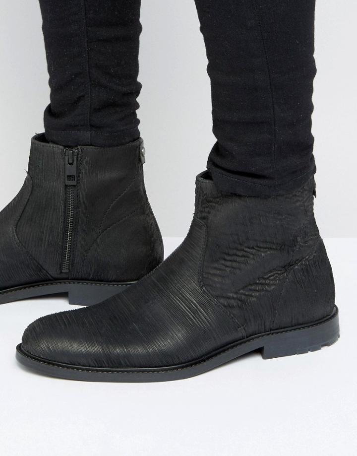 Boss Orange By Hugo Boss Cultroot Halb Lace Up Boots - Black