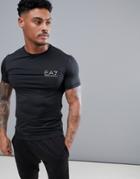Ea7 Training Performance Vigor Compression T-shirt In Black - Black