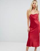 Bec & Bridge Silky Midi Dress - Red