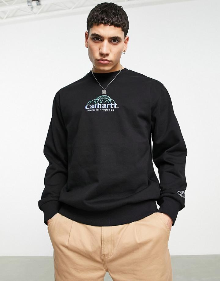Carhartt Wip Geo Script Sweatshirt In Black