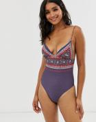 Rusty Tulum Swimsuit-purple