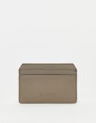 Rains 1624 Card Holder In Taupe-brown