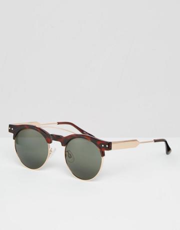 Spitfire Retro Sunglasses - Brown
