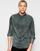 Cheap Monday Air Overdye Shirt - Green