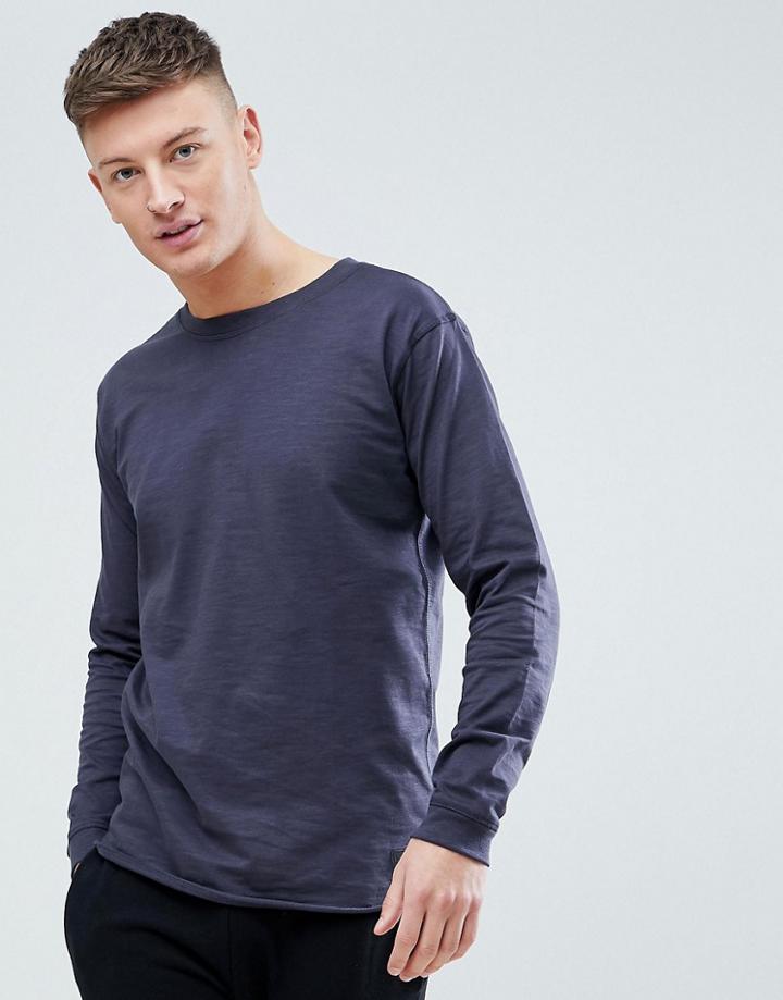 Just Junkies Crew Neck Long Sleeve Top - Gray