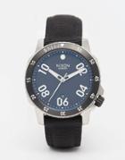 Nixon Time Ranger Nylon Strap Watch - Black