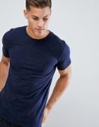 Jack & Jones Originals T-shirt With Fleck Cotton - Navy