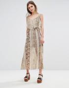 Oeurve Maxi Dress - Brown