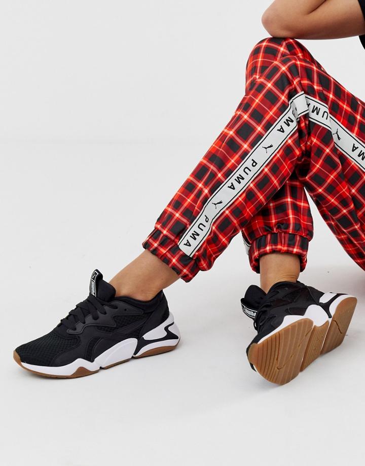 Puma Nova 90's Block Black Sneakers