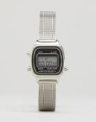 Asos Digital Mesh Watch - Silver