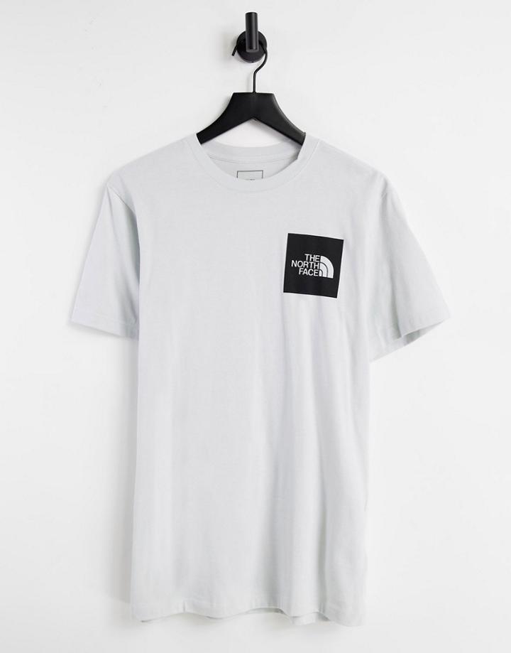 The North Face Fine T-shirt In Gray-grey