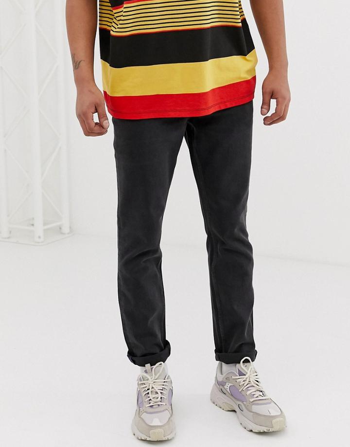 Cheap Monday Sonic Slim Fit Jeans In Horror Black - Black