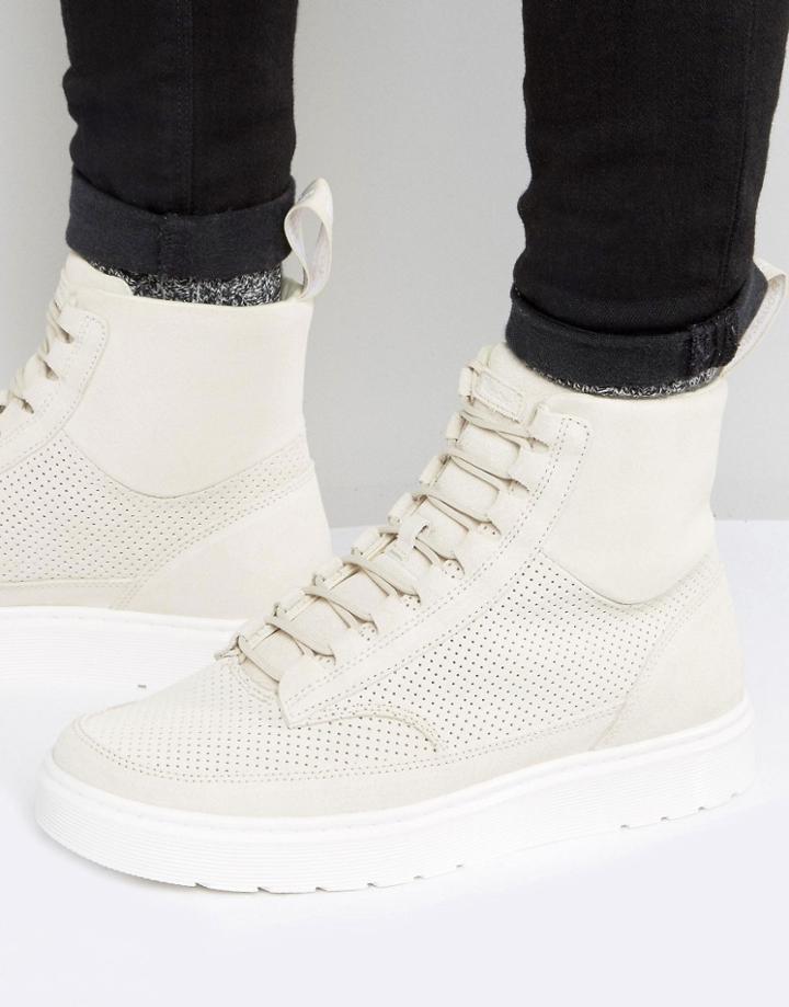 Dr Martens Kamar Suede Hi Top Sneakers - Beige