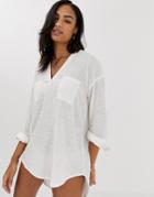 Rip Curl Koa Beach Shirt In White - White
