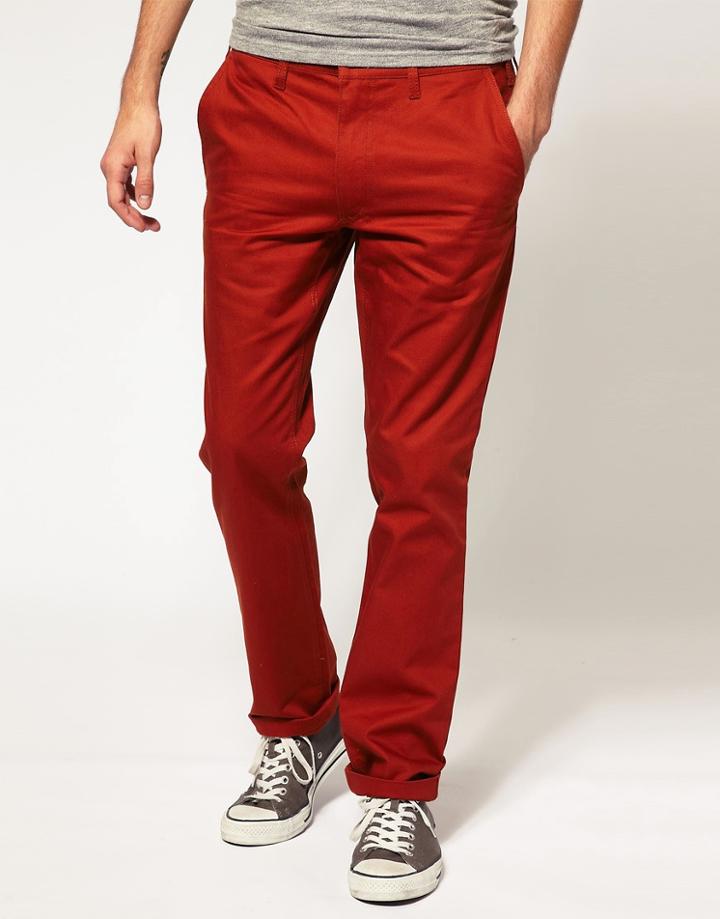 Cheap Monday Slim Chino - Red