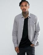 Brixton Alder Shirt In Standard Fit - Gray