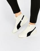 Puma Eskiva White Mid Sneakers - White