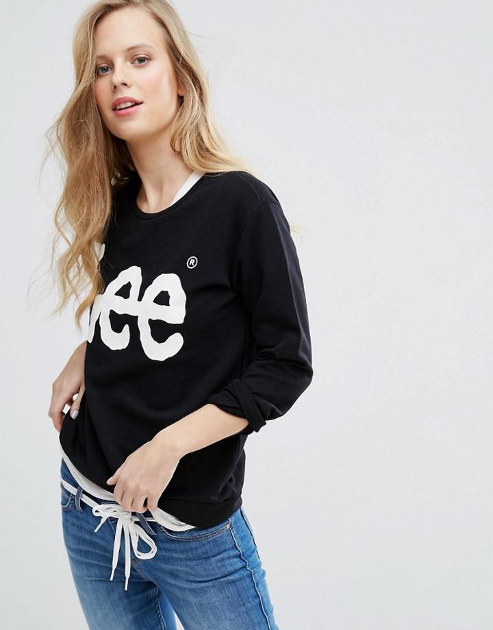 Lee Logo Sweatshirt - Cream