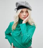 My Accessories Beret In Gray - Gray