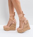 Asos Tate High Wedges - Beige